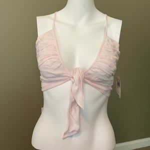 Kendall + Kylie Light Pink Top